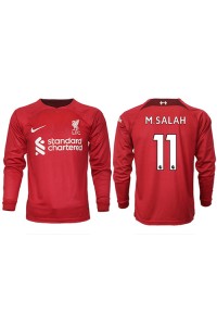 Liverpool Mohamed Salah #11 Fotballdrakt Hjemme Klær 2022-23 Lange ermer